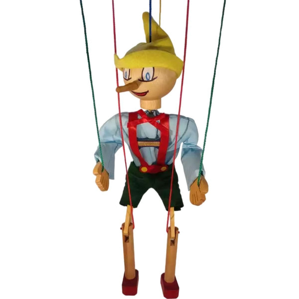 Pinnochio Marionette Wooden Puppet - An American Craftsman