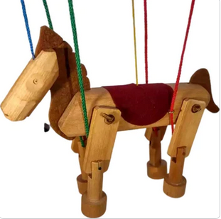 Wood Artist Mark Aman - Fish River Crafts Wooden Marionette Puppets