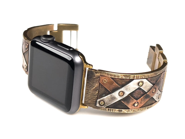 Juggler Apple Watch Band in Three Tone, Wide