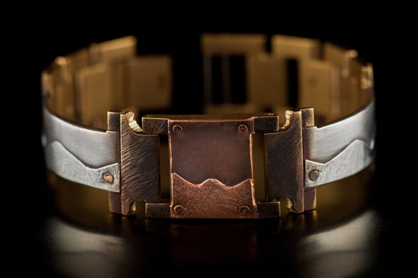 Wave Silver Bracelet, Narrow