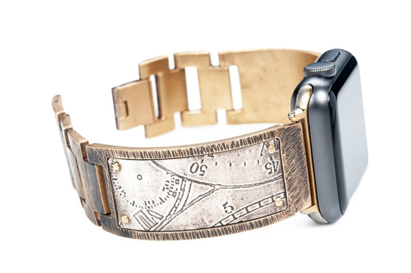Tristan Apple Watch Band in Sterling Silver