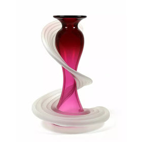 Large Flamenco Vase - Ruby
