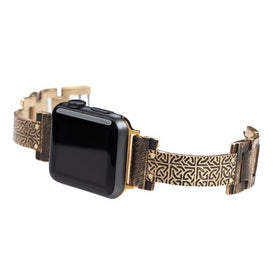 Bardini Apple Watch Band in Brass, Narrow