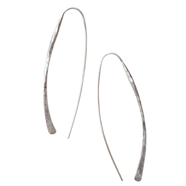 Zuzko Drop Earrings Silver 2"
