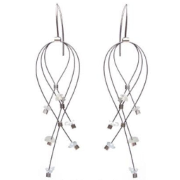 Lattice Hooks Earrings