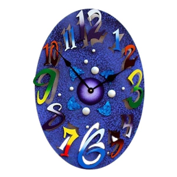 Large Oval Multi Clock