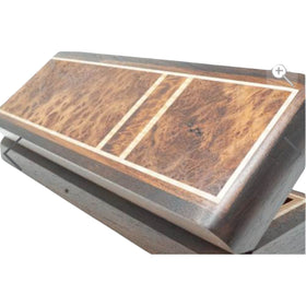 Rosewood Sides with Highly Figured Redwood Burl Tops 12"