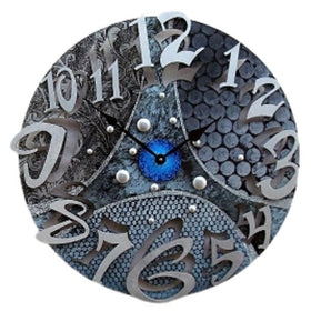 Big Time Modern Gray Clock