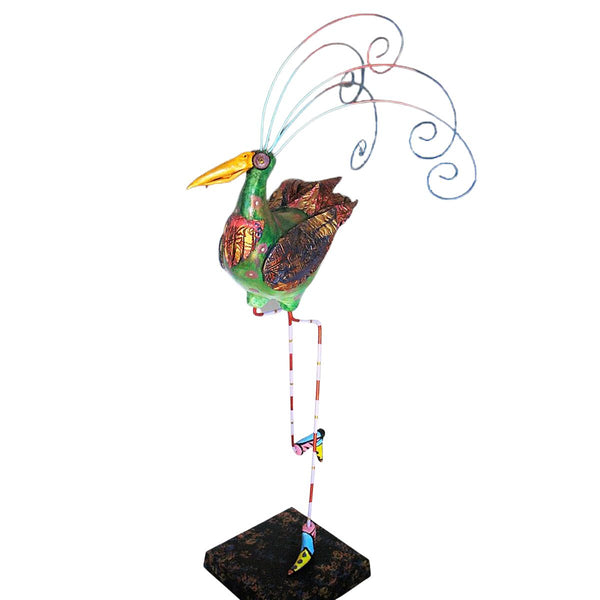 Great Green Grebe Flight of Fancy - Large