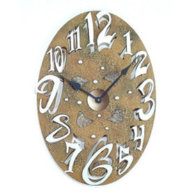 Small Oval Stone Clock