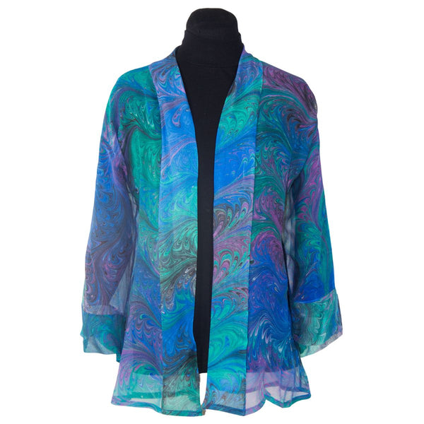 Marbled Silk Kimono