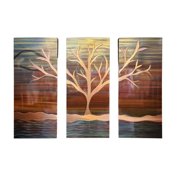 Evening Tree Large Tryptic 35x52