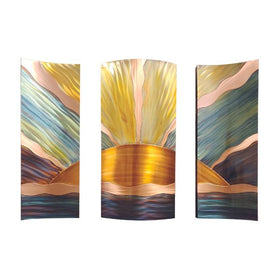 New Beginnings II Tryptic 26x36