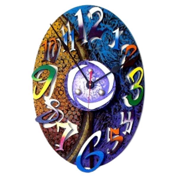 Swing Oval Clock