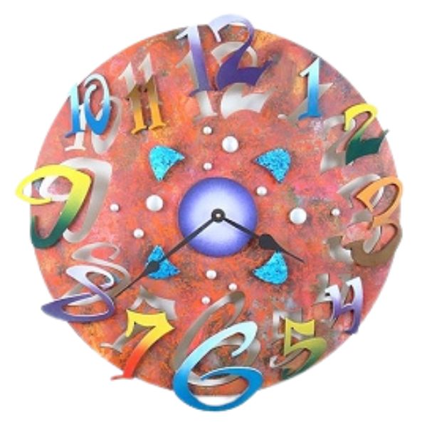 Small Time Red Clock