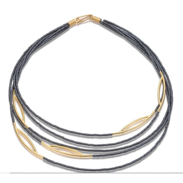 Five Strand Marquise Necklace