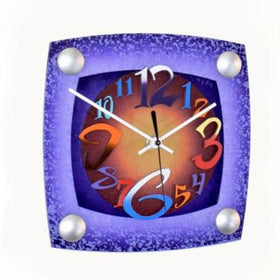 TV Purple Plus Clock