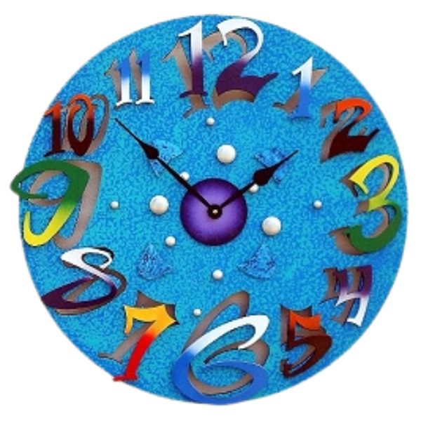 Big Time Teal Clock