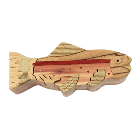 Small Trout Puzzle Box