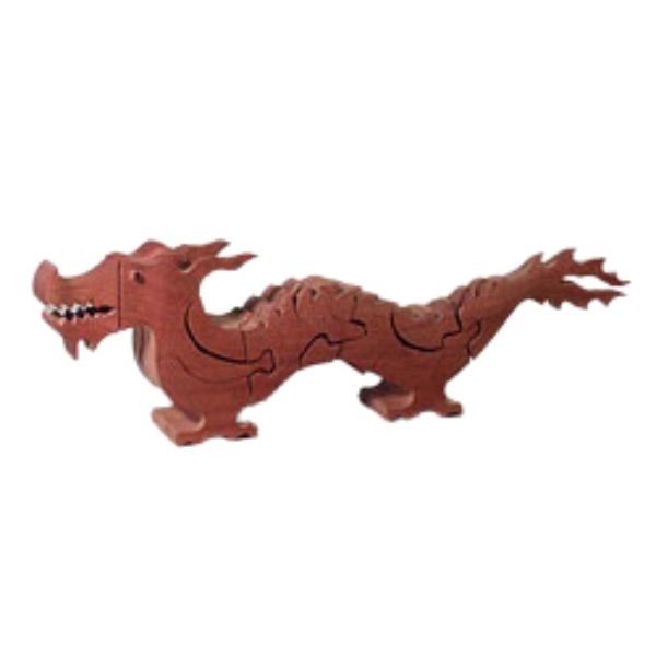 Chinese Dragon with Golden Egg Puzzle