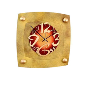 TV Gold Clock