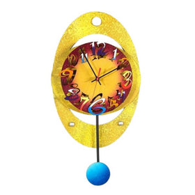 Large Oval 3 Clock