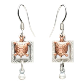 Turtle Dangle Earring