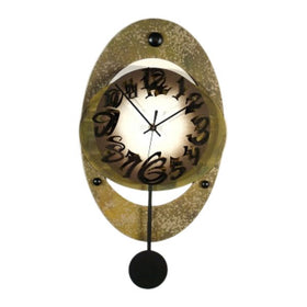 Large Oval 5 Clock