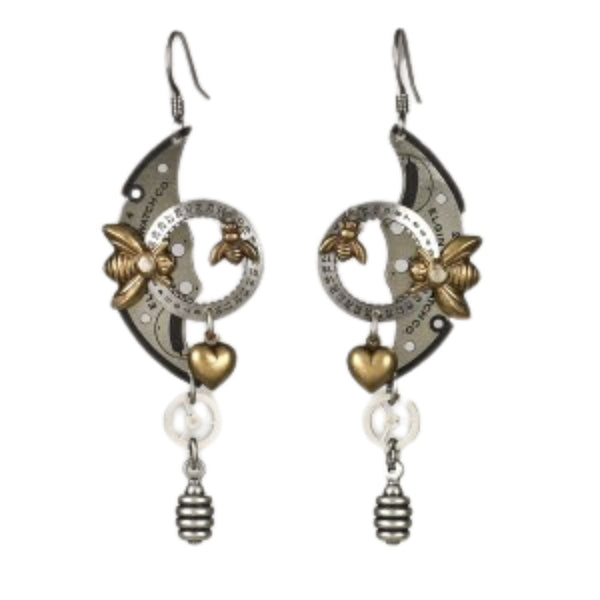 Watch Piece & Bee Earring
