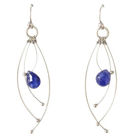 Zuzko Tickle Earrings Sapphire