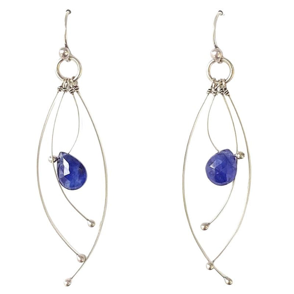 Zuzko Tickle Earrings Sapphire