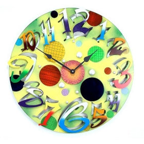 Big Time Modern Green Clock