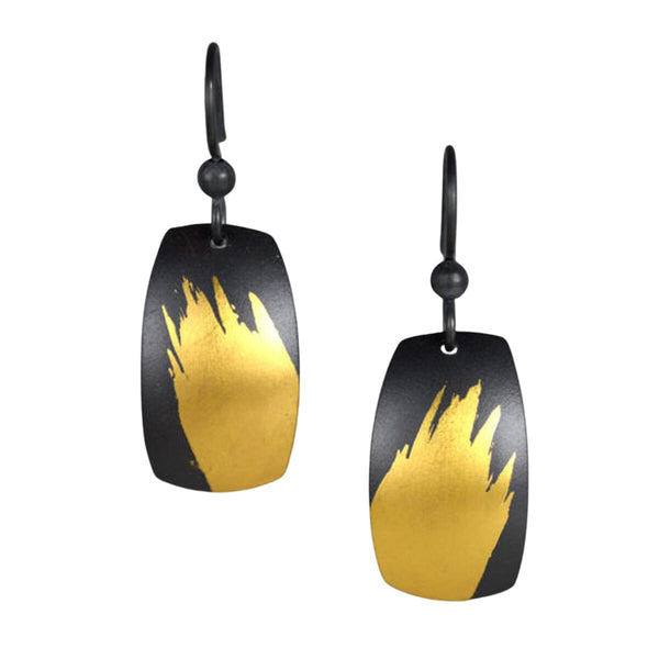 Splash Rectangle Earrings OX