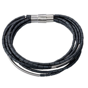 Round Tubes Bracelet in Sterling Silver