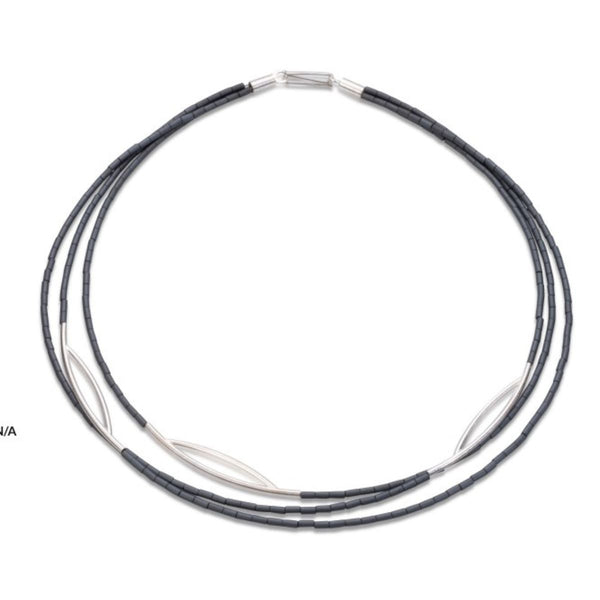 Three Strand Marquise Necklace