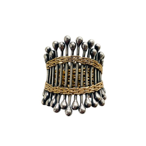 Zuzko Defenced Mixed Metal Ring