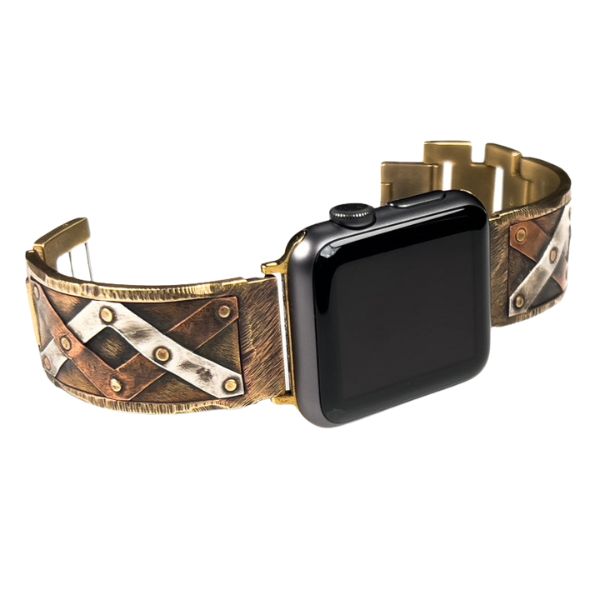 Juggler Apple Watch Band in Three Tone, Wide
