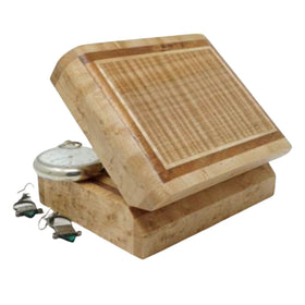 Curly Maple Top, Maple Sides Keepsake Box 5"