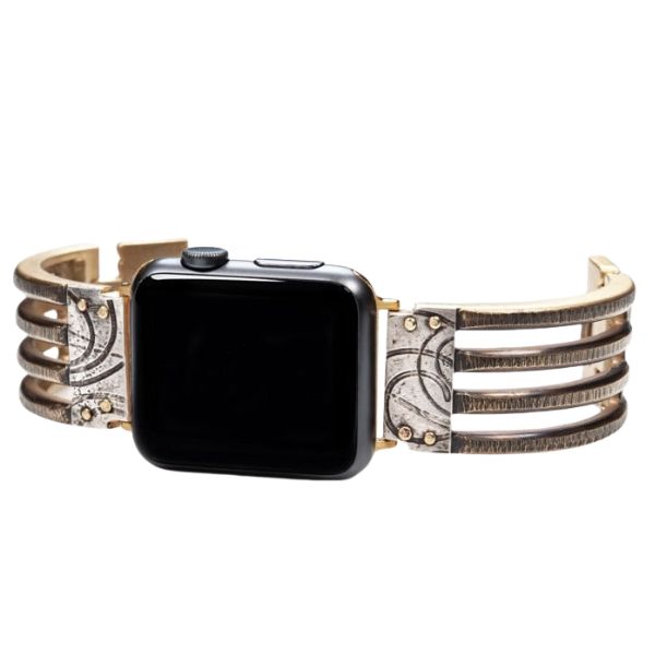 Jaffa Bridge Apple Watch Band in Silver