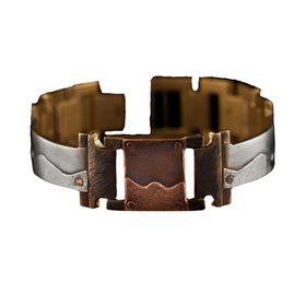 Wave Silver Bracelet, Narrow