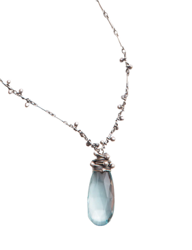 Zuzko Swarm Necklace Aqua Quartz