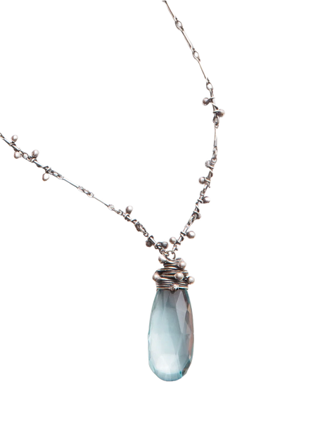 Zuzko Swarm Necklace Aqua Quartz