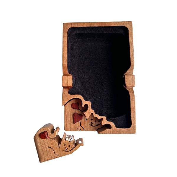 Cat Lover's Dream Key Puzzle Box