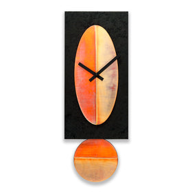 Black & Copper 16 Pendulum Clock