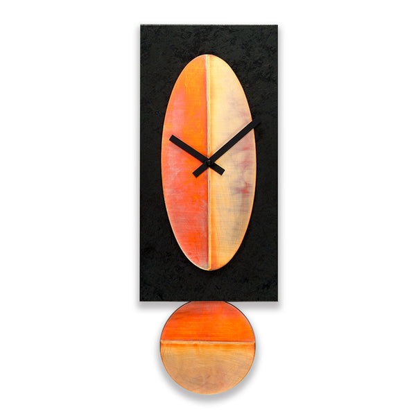 Black & Copper 16 Pendulum Clock