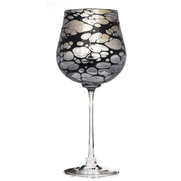 Silver Spider Wine Glass