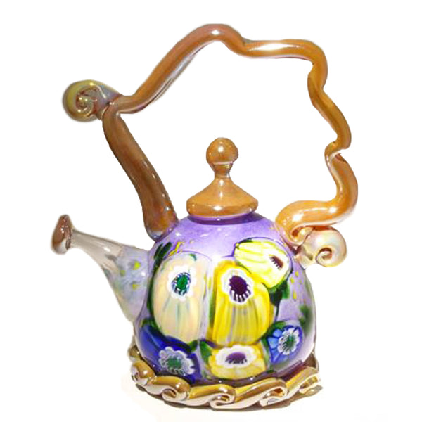 Teapot Sculpture - Purple
