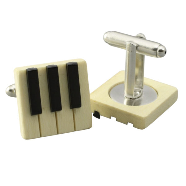Cuff Link Piano Keys