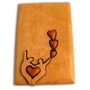 Dancing Lovers & Hearts Key Puzzle Box - Boxology