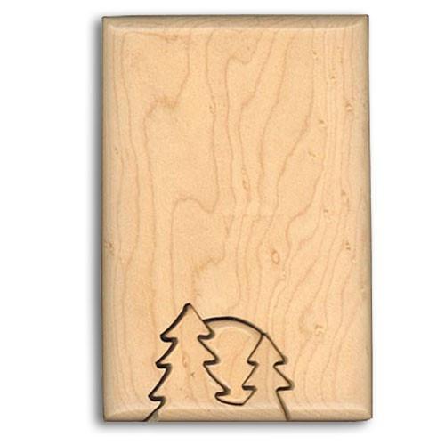 Pine Trees at Dusk Key Puzzle Box - Boxology